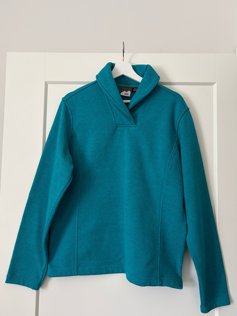 Women's McKinley Aqua Blue Fleece Pullover Sweater